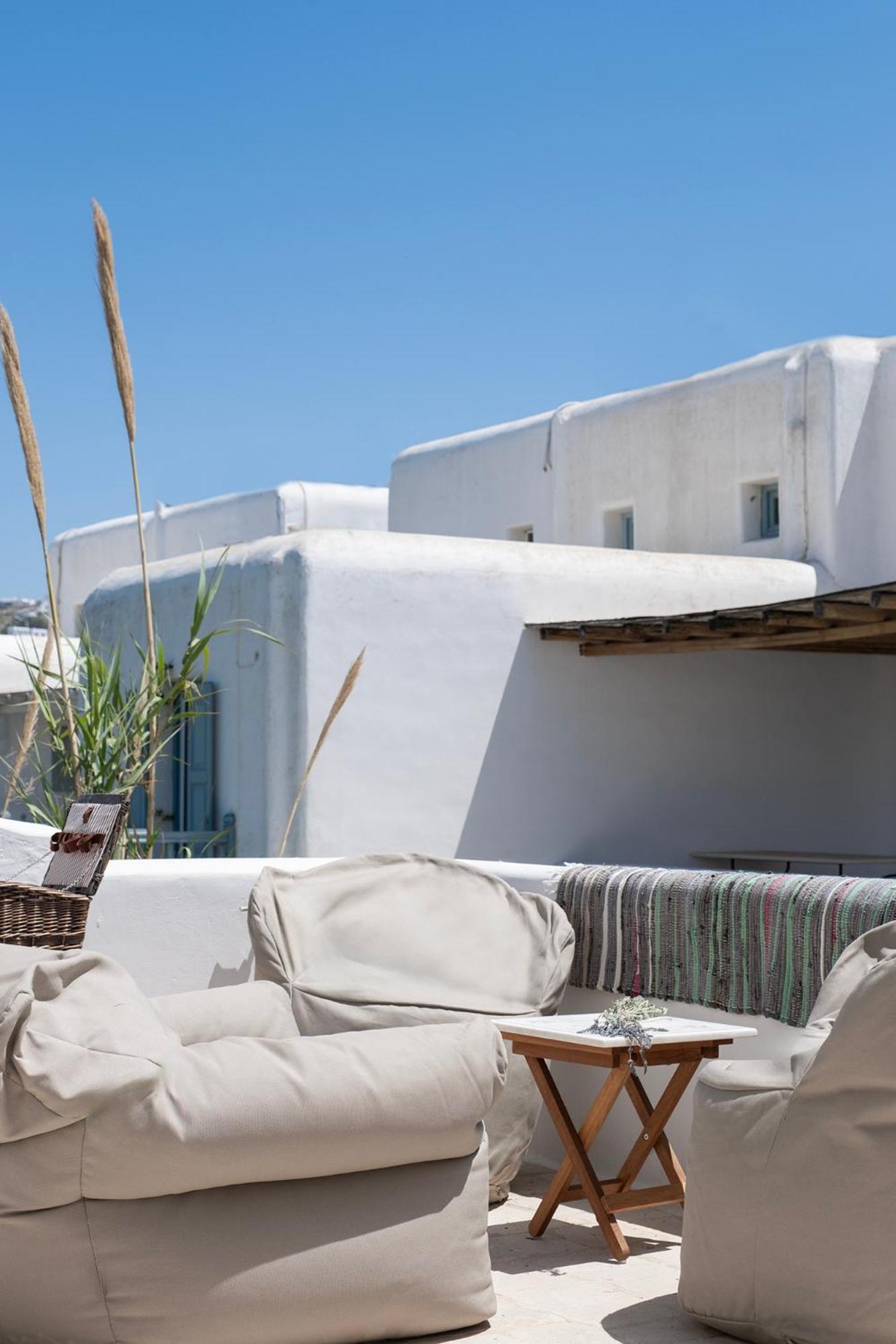 Mykonian Style W Shared Pool Houses & Nighttime Security Guard Ornos (Mykonos) Exterior foto