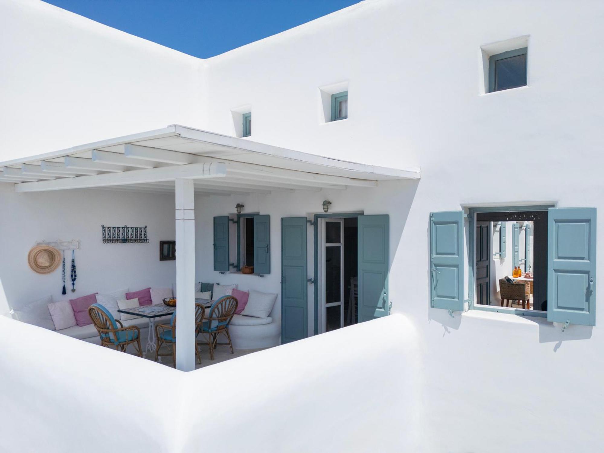 Mykonian Style W Shared Pool Houses & Nighttime Security Guard Ornos (Mykonos) Exterior foto